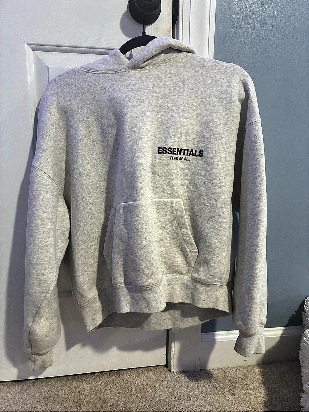 Fear of God Essentials Pullover Hoodie Gray Like New